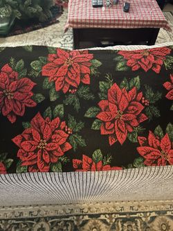 Poinsettia Table Runner live by Oak Hills high school