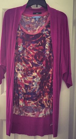 Simply Vera Wang Tank (size L) & Mossimo cardigan ( size m)