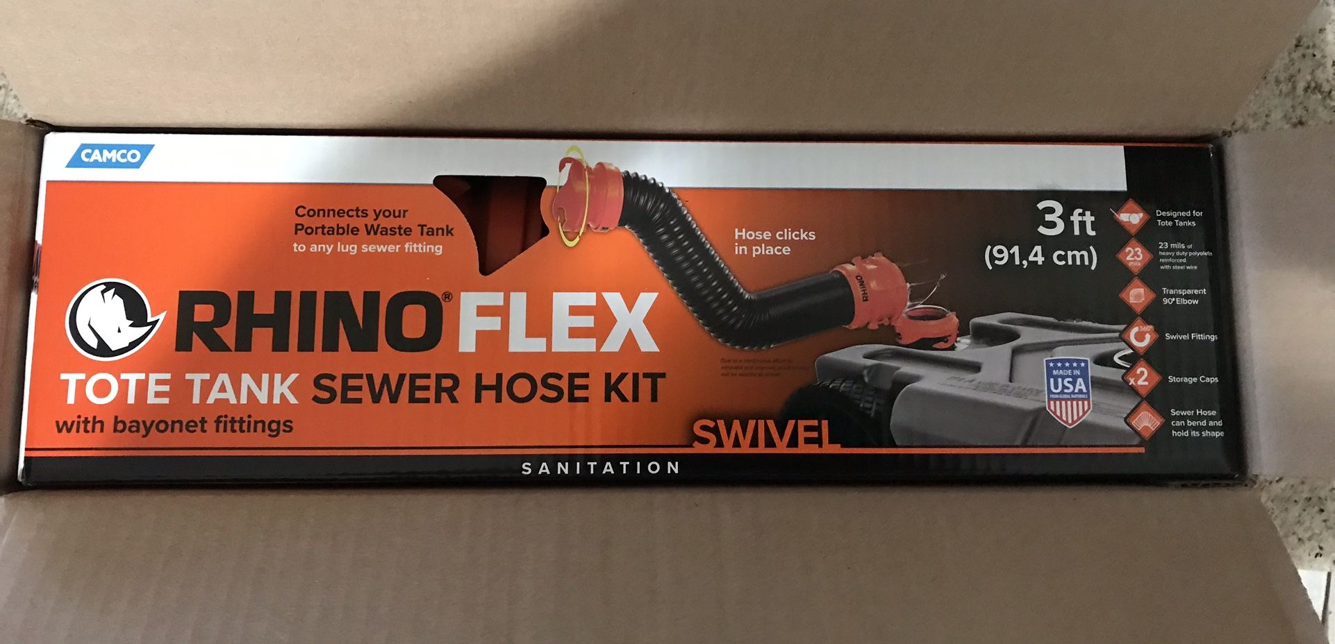 Rv 3 Ft Sewer Hose