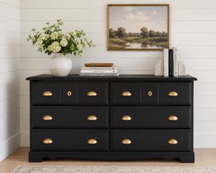 ✨ Classic Black Dresser – Professionally Refinished ✨