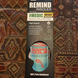 Remind Insoles Size 8-8.5 Chris Cole Signature Skateboard  Insoles