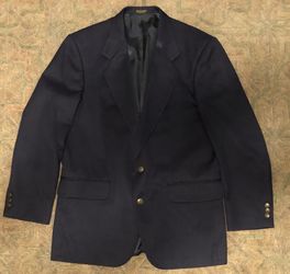Oscar de la Renta navy blue sports jacket
