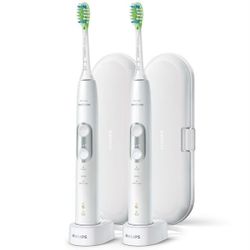 Philips Sonicare 6100 ProtectiveClean Power Toothbrush, 2 pk