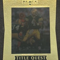 1997 Upper Deck Black Diamond Title quest brett favre