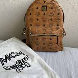 MCM BACKPACK / COGNAC 