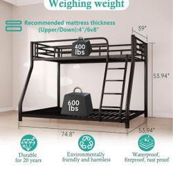 Twin Over Full Bunk Bed