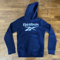 Reebok Hoodie Sweater Vector Navy Size Men S Small