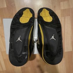 Black And Yellow Thunder 4s