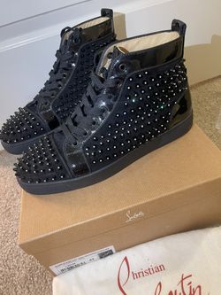 Christian Louboutin Sneaker Spikes With Diamond Size 10