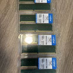 Crucial 32GB DDR4 RAM Kit (2x16GB), 3200MHz (PC4-25600) CL22 Laptop Memory, SODIMM 260-Pin, Downclockable to 2933/2666MHz, Compatible with 13th Gen In