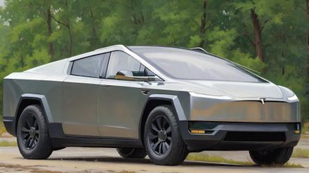Tesla Truck Art Poster Print