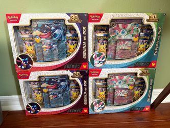 Pokemon 30th Anniversary EX boxes