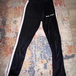 Palm Angels Velvet Flare Trackpants