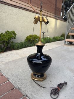 Vintage Black Table Lamp