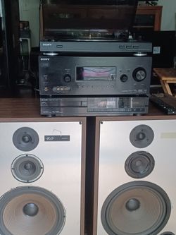 SONY STR-DG720 7.1 HDMI AV RECEIVER, SONY TURNTABLE, SHARP CD PLAYER, JBL 902VX LOUDSPEAKERS $1000 FINAL PRICE READ DESCRIPTION