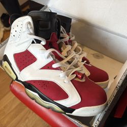 Retro Jordan Carmine 6s size 11.5