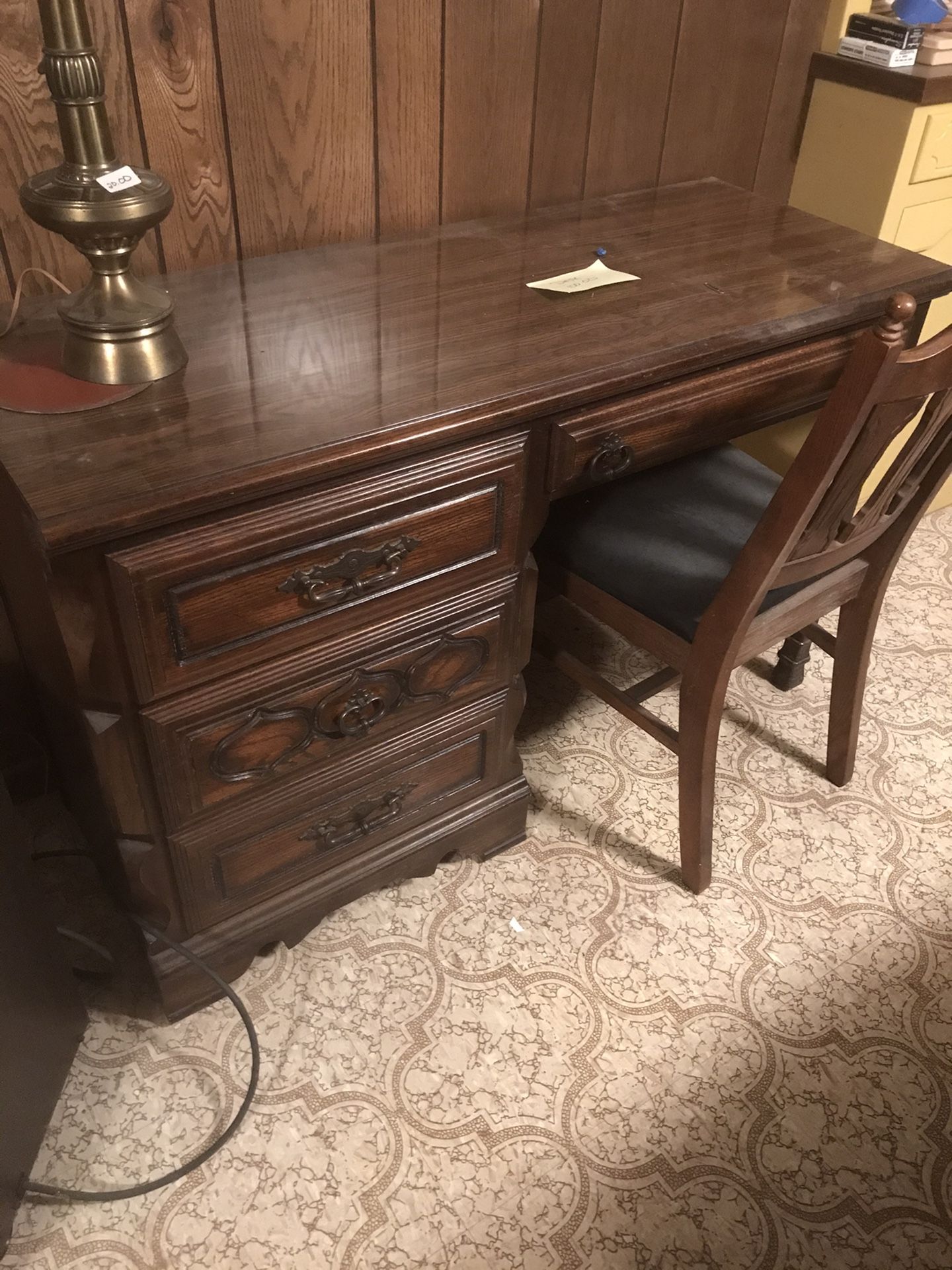 Desk And Chair