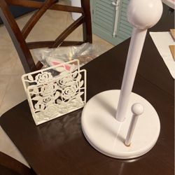 Paper Towel And Napkin Holder