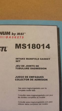 Intake gasket