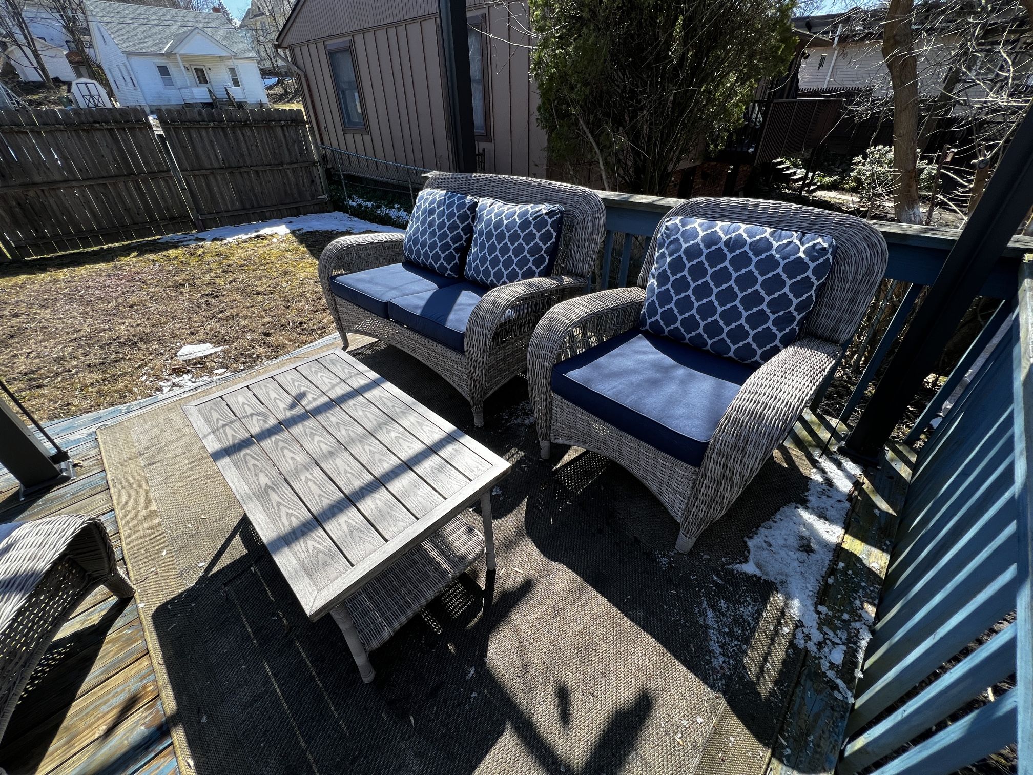 Hampton Bay Outdoor Furniture Set 5 Pieces To Include Waterproof