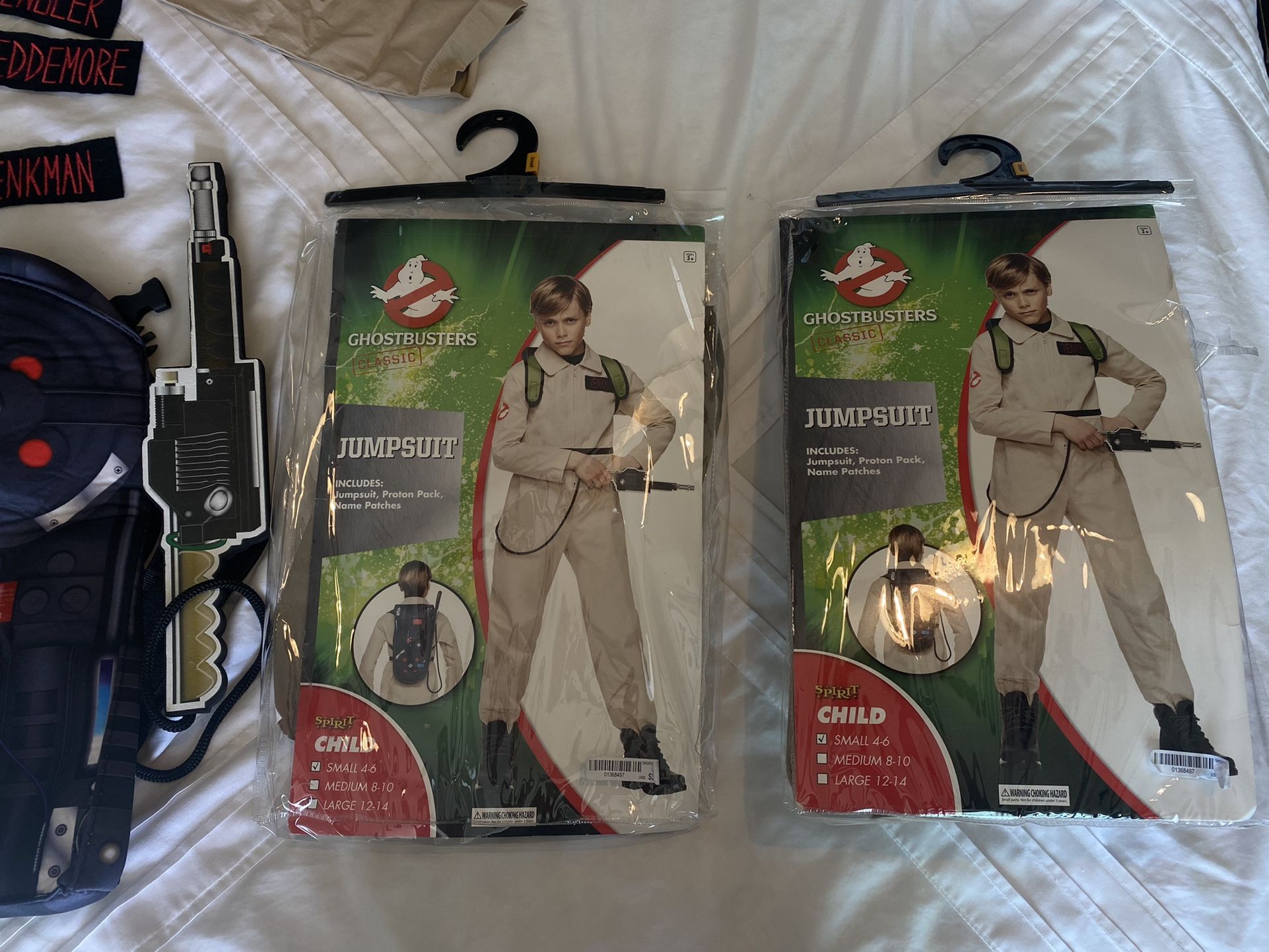 Kids Ghostbusters Costume - Size Small. (2)