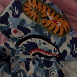 Baby Blue Abc BAPE Zip Up