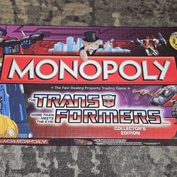 Monopoly Transformers Collector's Edition 2009~100% Complete Very Good Condition