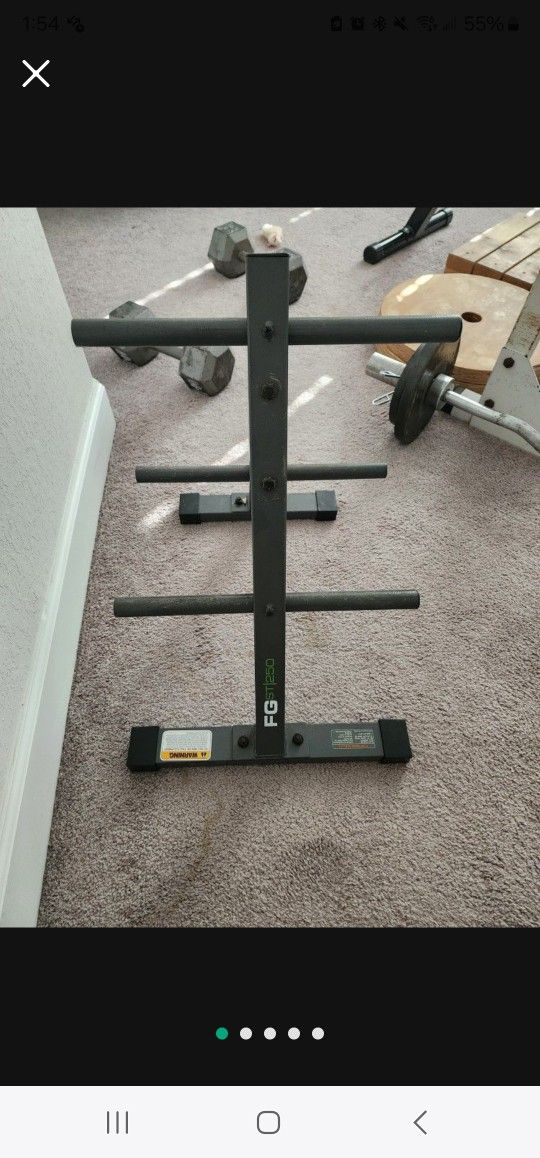 Plate Tree For Weights Home Gym