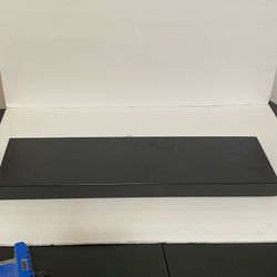 Black Heavy Floating Shelf 