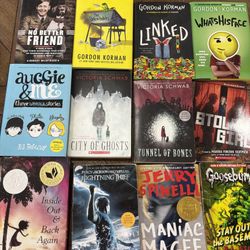 Set of 12 childrens books- about 7th grade level