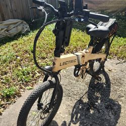 Lectric XP Lite 2.0 Sandstorm and Black