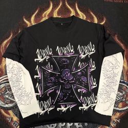 Juvenille Y2K grunge style long sleeve shirt