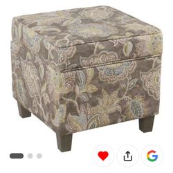Brand new floral Ottoman