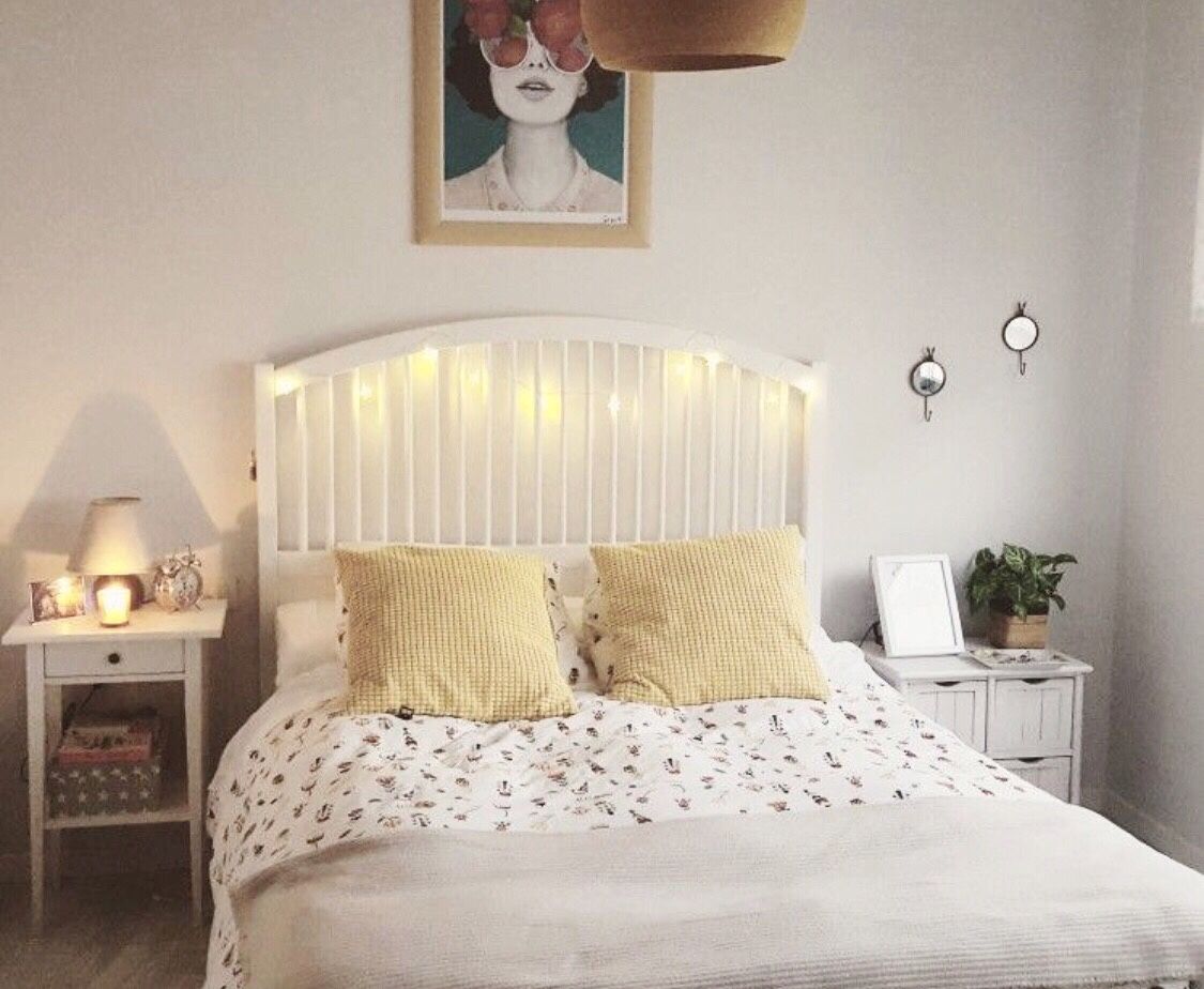 IKEA TYSSEDAL WHITE QUEEN COMPLETE BED-FRAME WITH LONSET SLATTED BED BASE!!!πππππ€