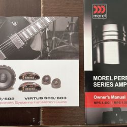Morel 3-Way & Amp