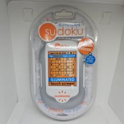 Sudoku Puzzle Hand Held Game - Techno Source - Illuminated Touch Screen - NEW