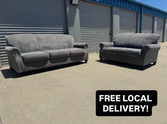 FREE DELIVERY || Mor Furniture Sofa & Loveseat Set