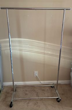 Clothes rack - heavy duty with wheels
