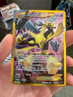 Alakazam EX Full Art Pokémon Card 125/124