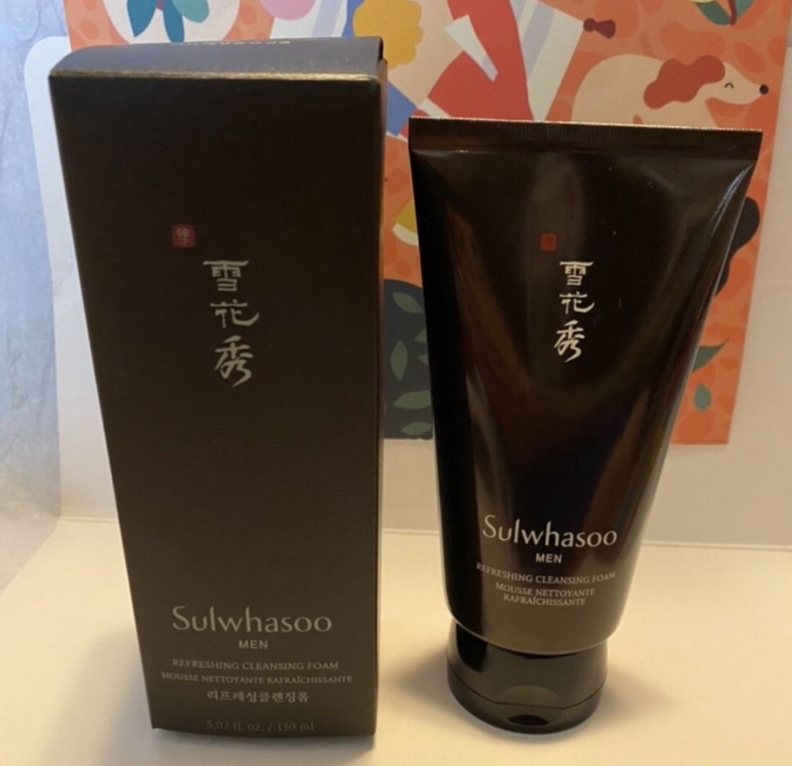 Sulwhasoo Men Cleansing Foam Full Size 5oz New