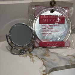 Ultra Magnifying Mirrors, Great For Applying Makeup, Ideal For Home, Office Or Travel.  