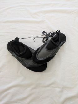 Boys Black and Gray Water Shoes