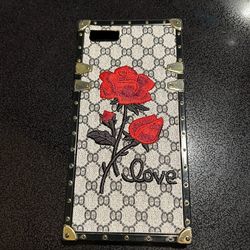 iPhone SE Case Red Rose
