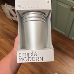 Simple Modern Metal Cups