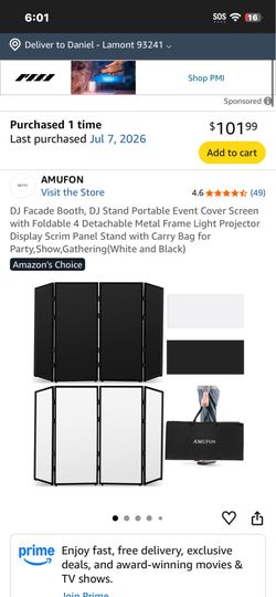 DJ Facade Booth (White & Black)