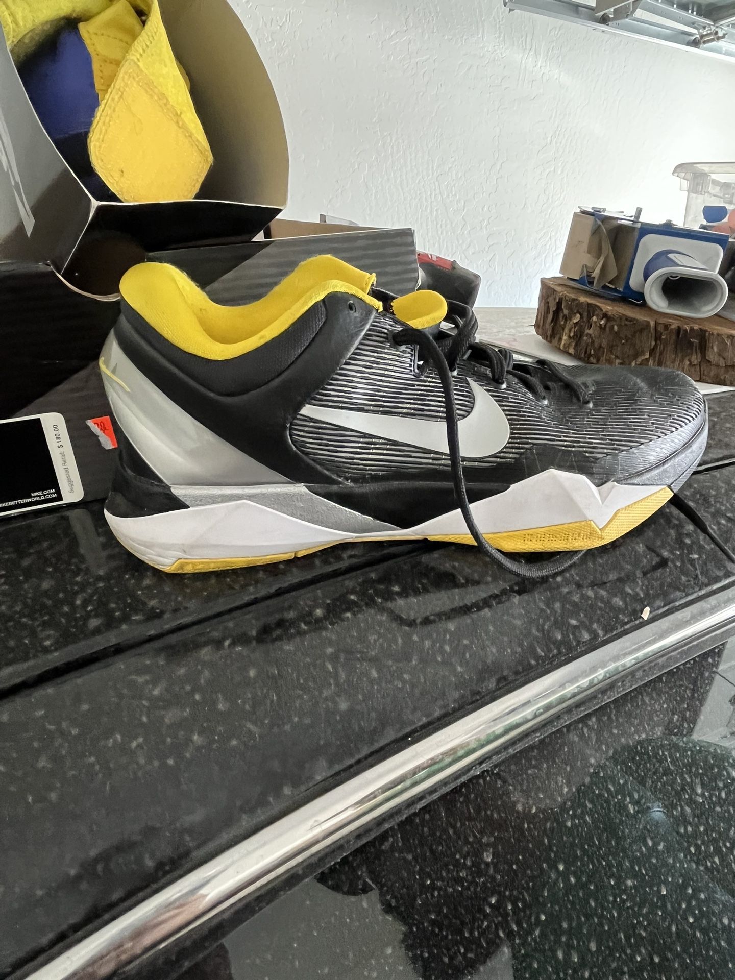 Buy Nike Zoom Kobe 7 Supreme 'Black Del Sol' 488244-001