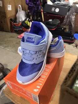 Nike shoe Size 10c baby blue