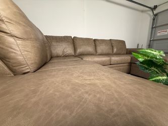 Beautiful Ashley’s leather sectional couch