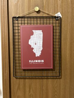 NWT - Illinois Wall Decor