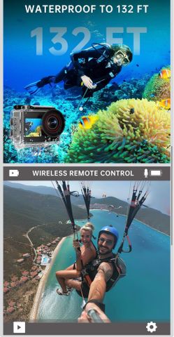Action adventure camera 4K 60fps